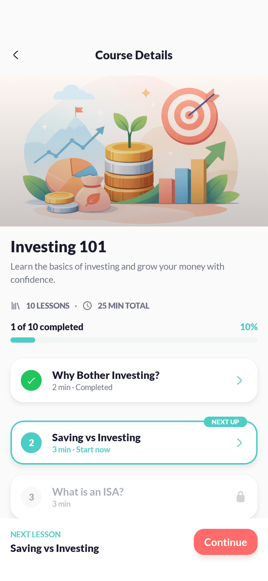 Learn at your own pace